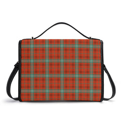 Morrison Red Ancient Tartan Crest Satchel Bag