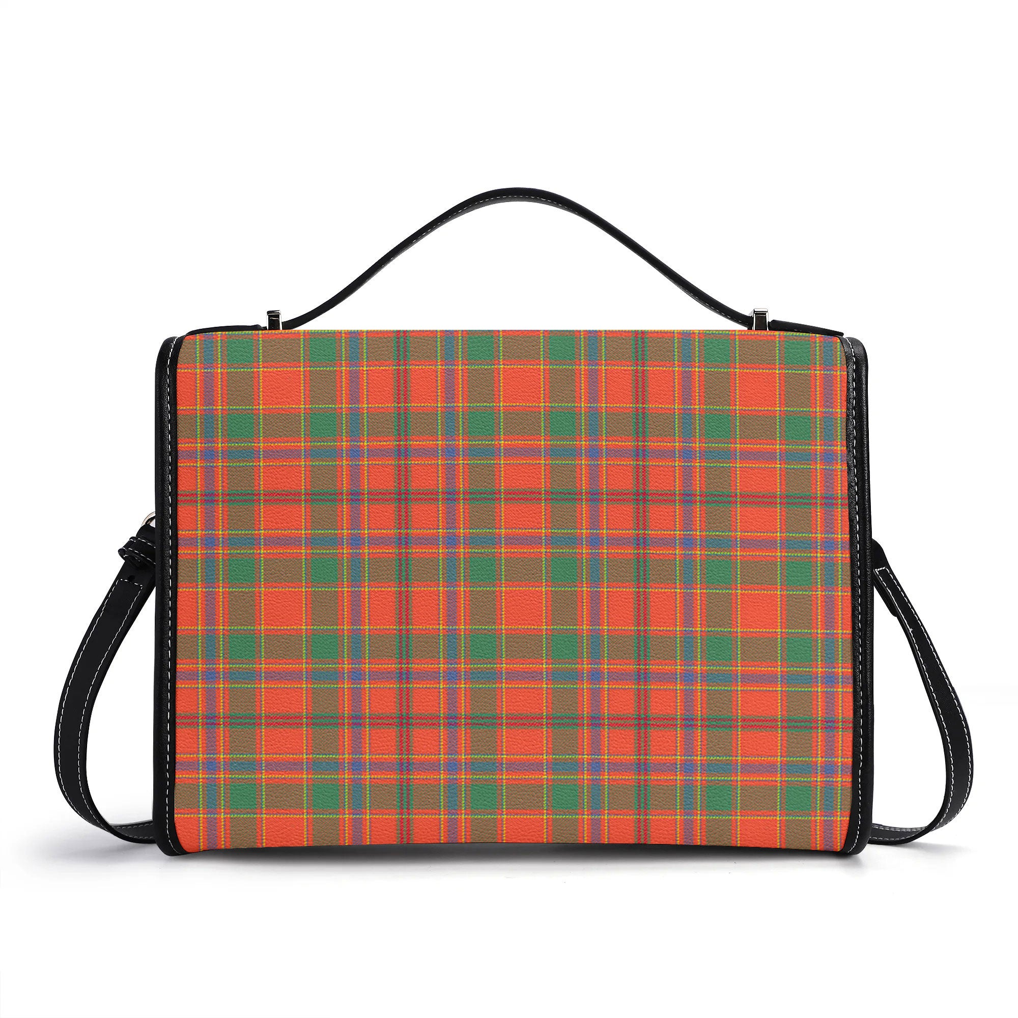 Munro Ancient Tartan Crest Satchel Bag