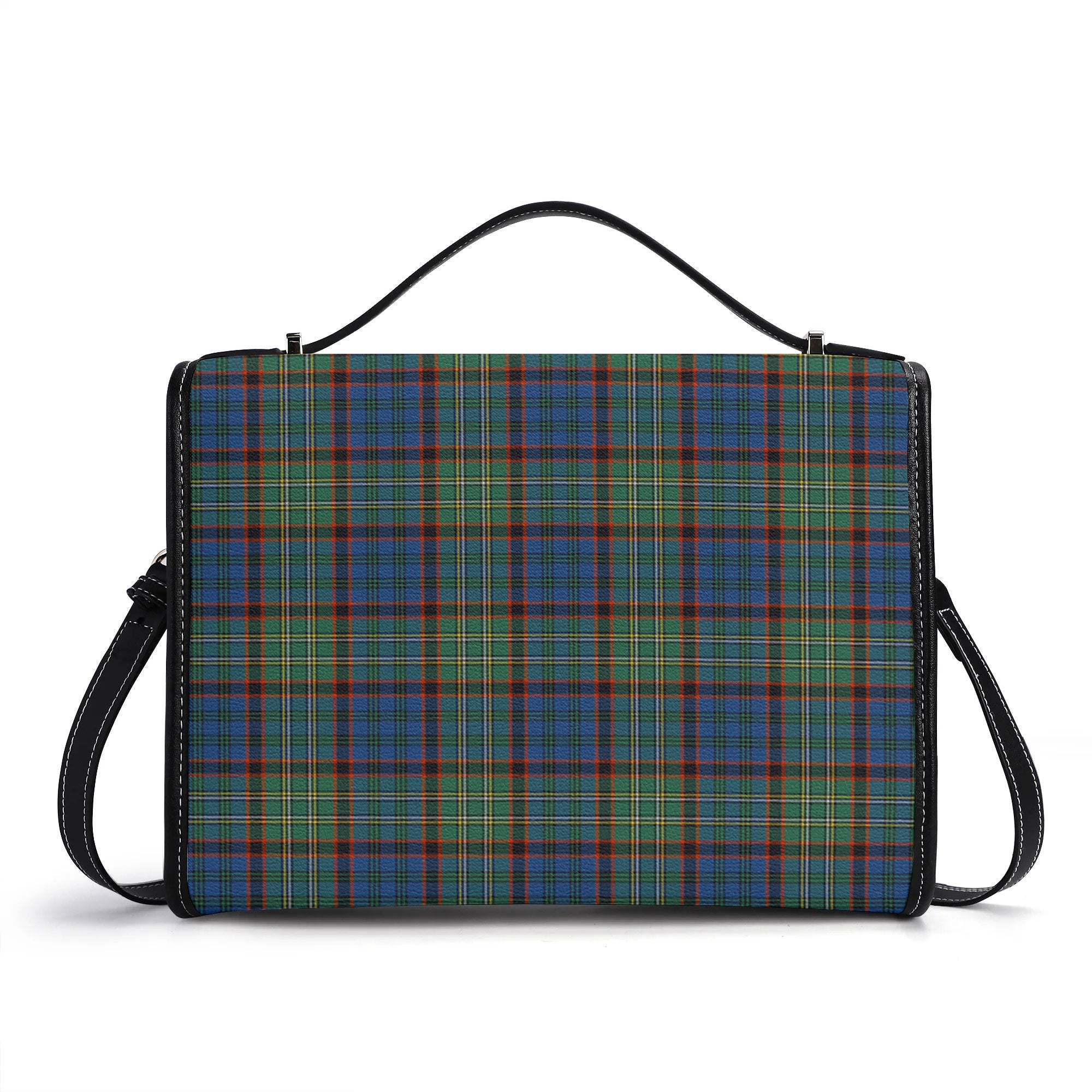 Nicolson Hunting Ancient Tartan Crest Satchel Bag