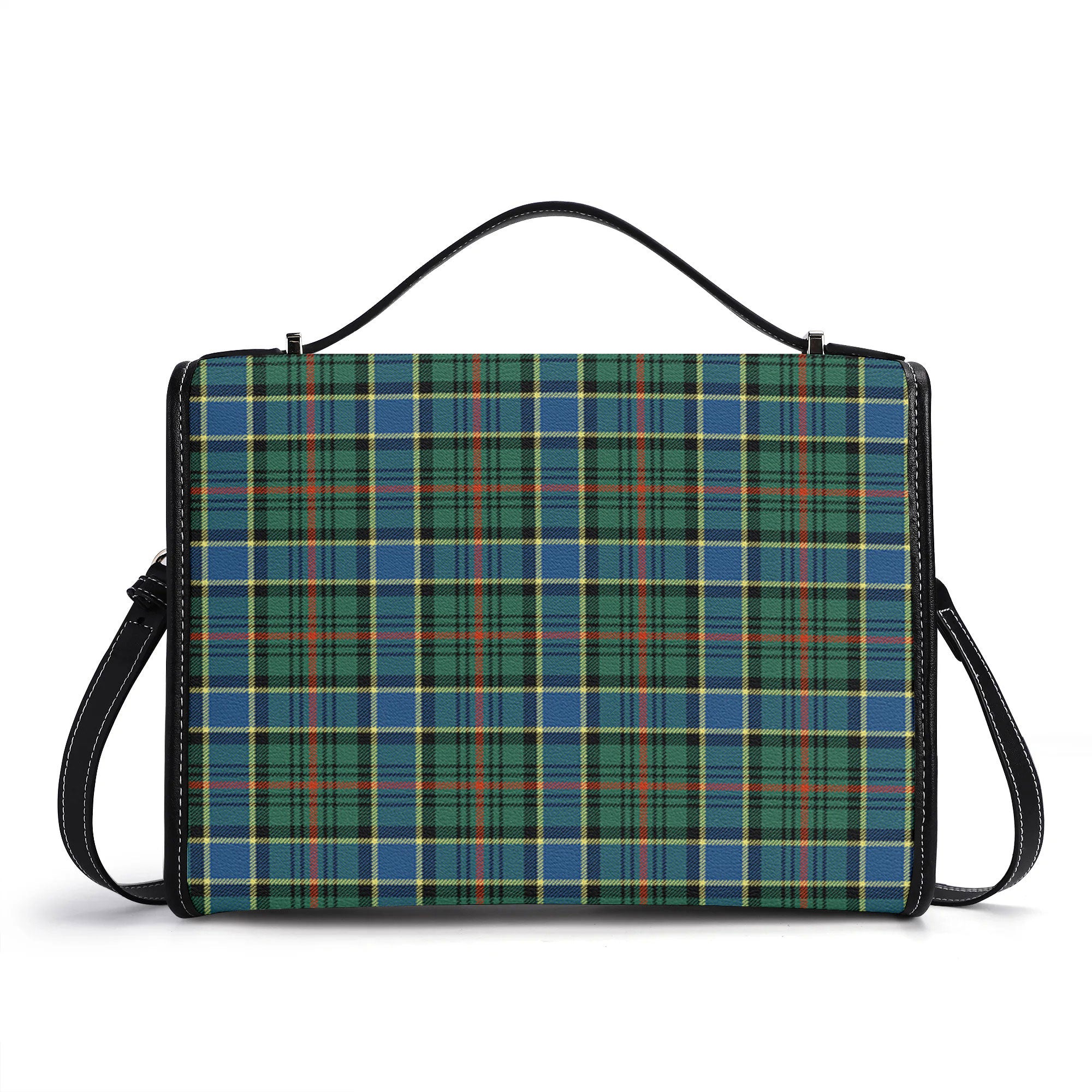 Ogilvie Hunting Ancient Tartan Crest Satchel Bag