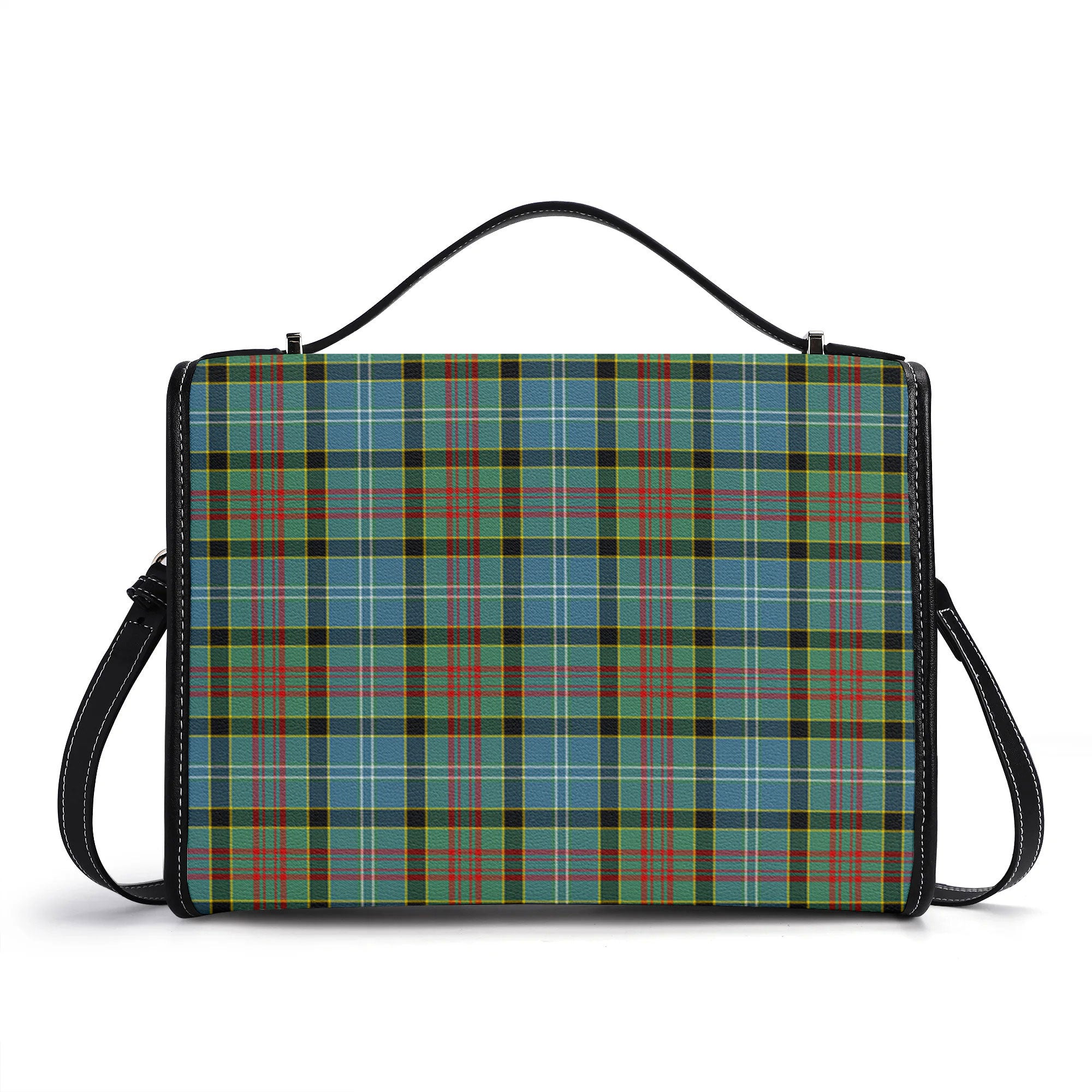 Porterfield Tartan Crest Satchel Bag