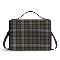 Stewart Old Weathered Tartan Crest Satchel Bag