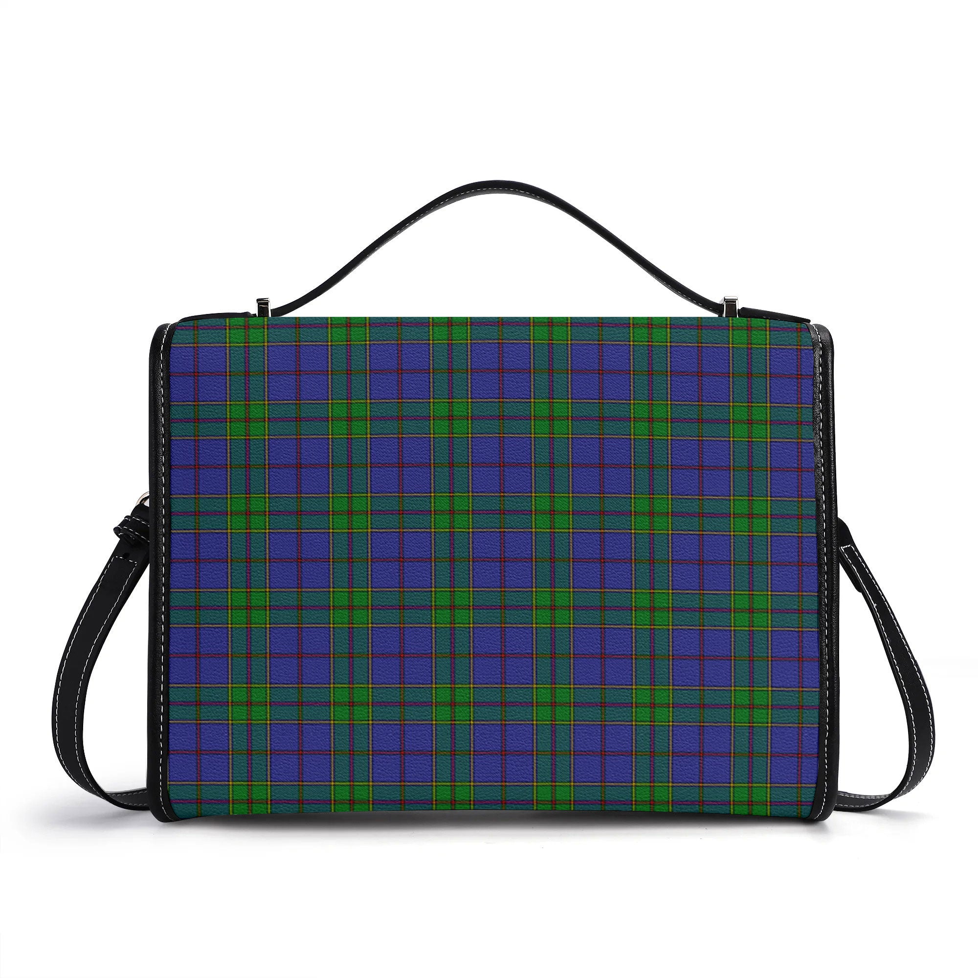 Strachan Tartan Crest Satchel Bag