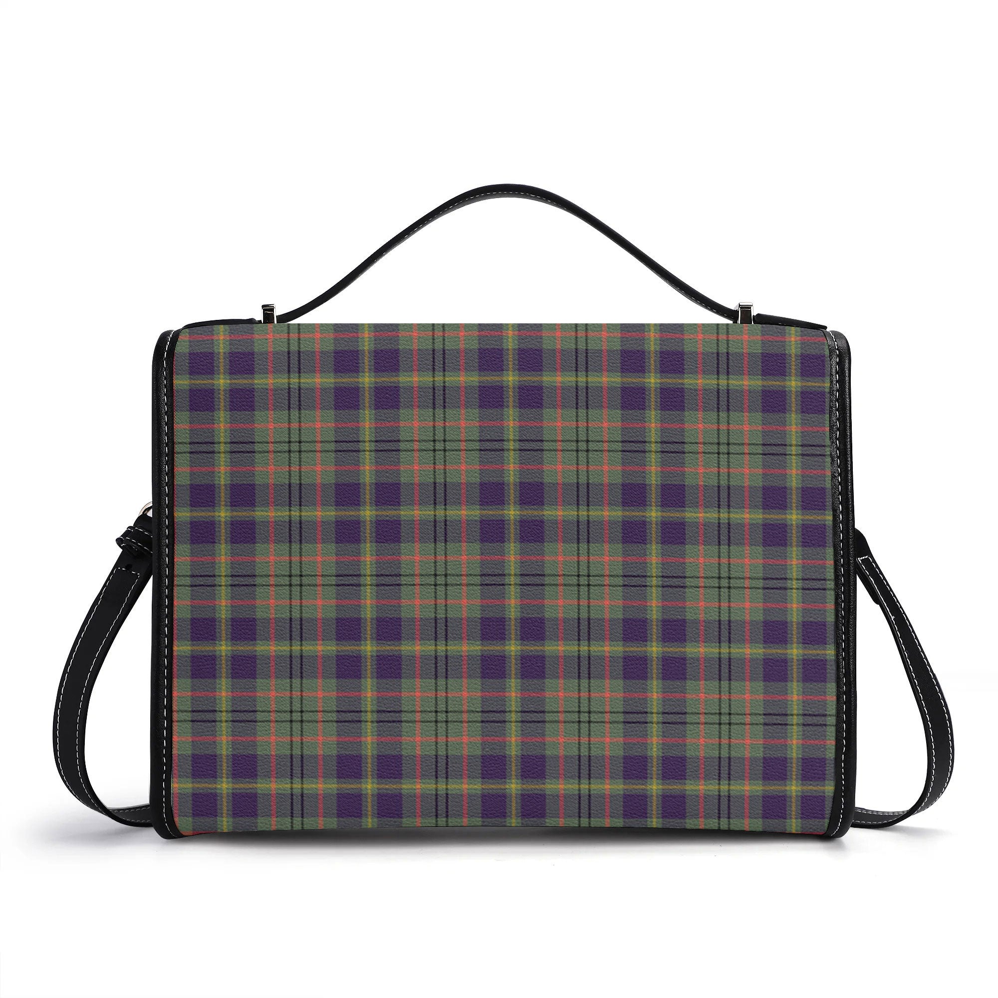 Taylor Weathered Tartan Crest Satchel Bag