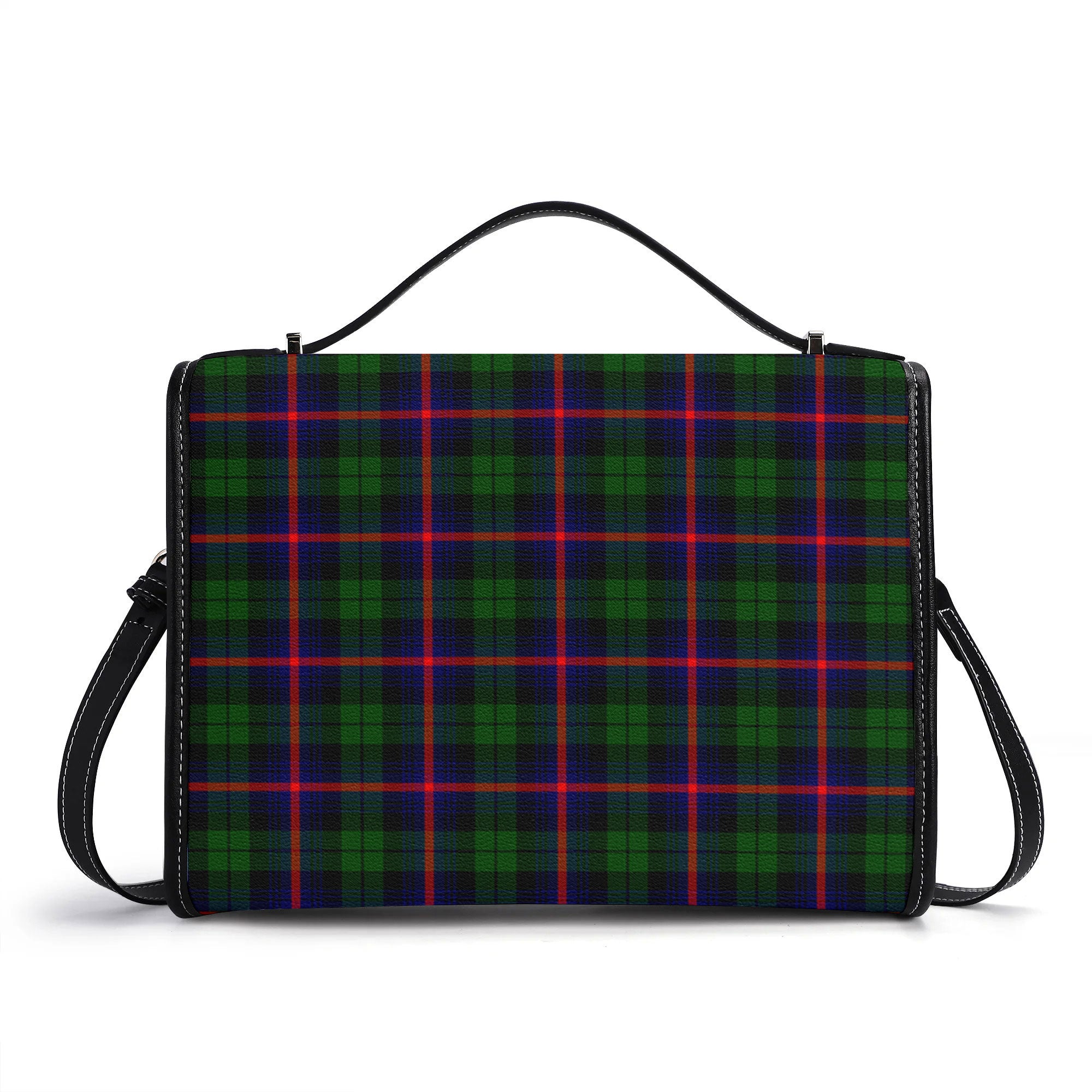 Urquhart Modern Tartan Crest Satchel Bag