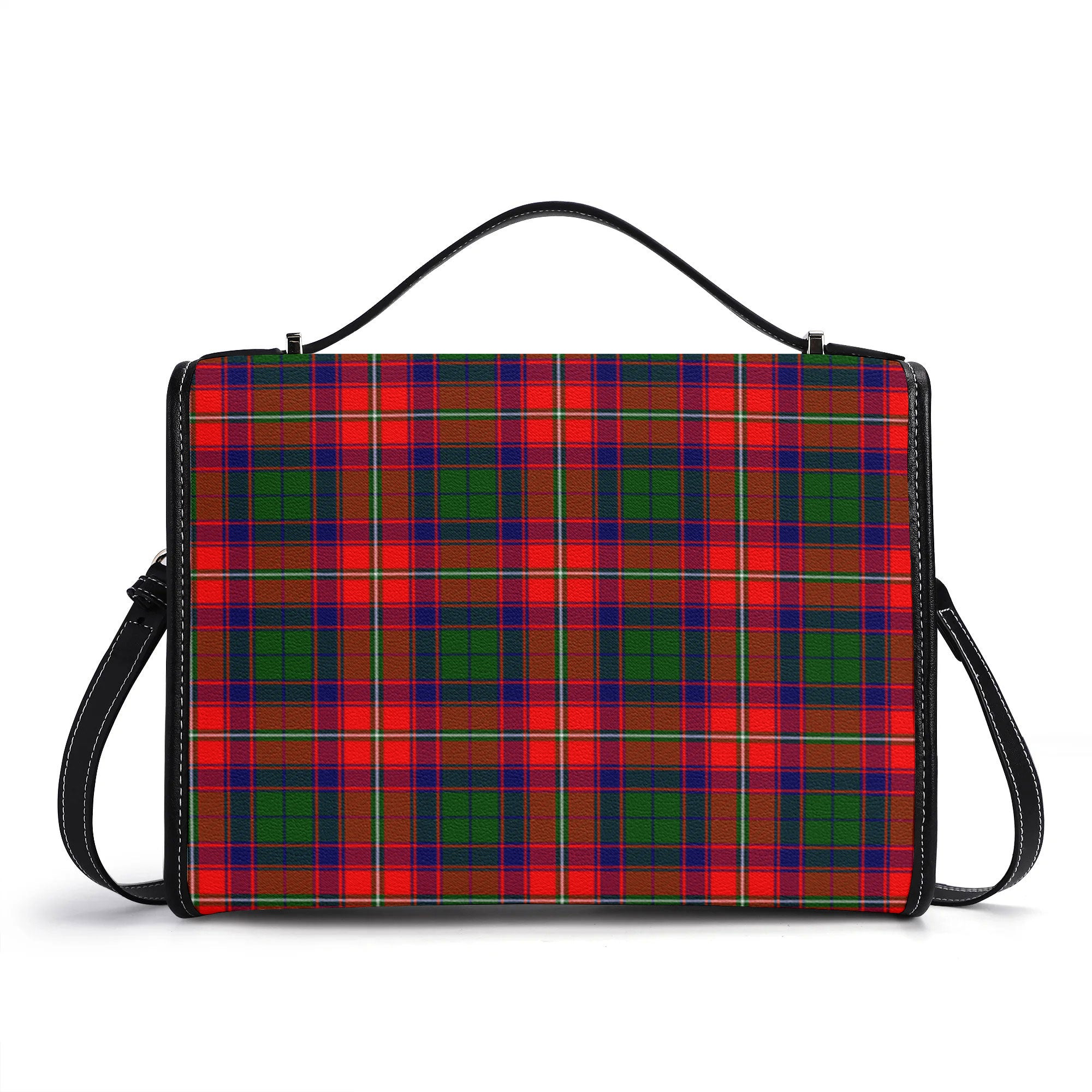 Wauchope (or Waugh) Tartan Crest Satchel Bag