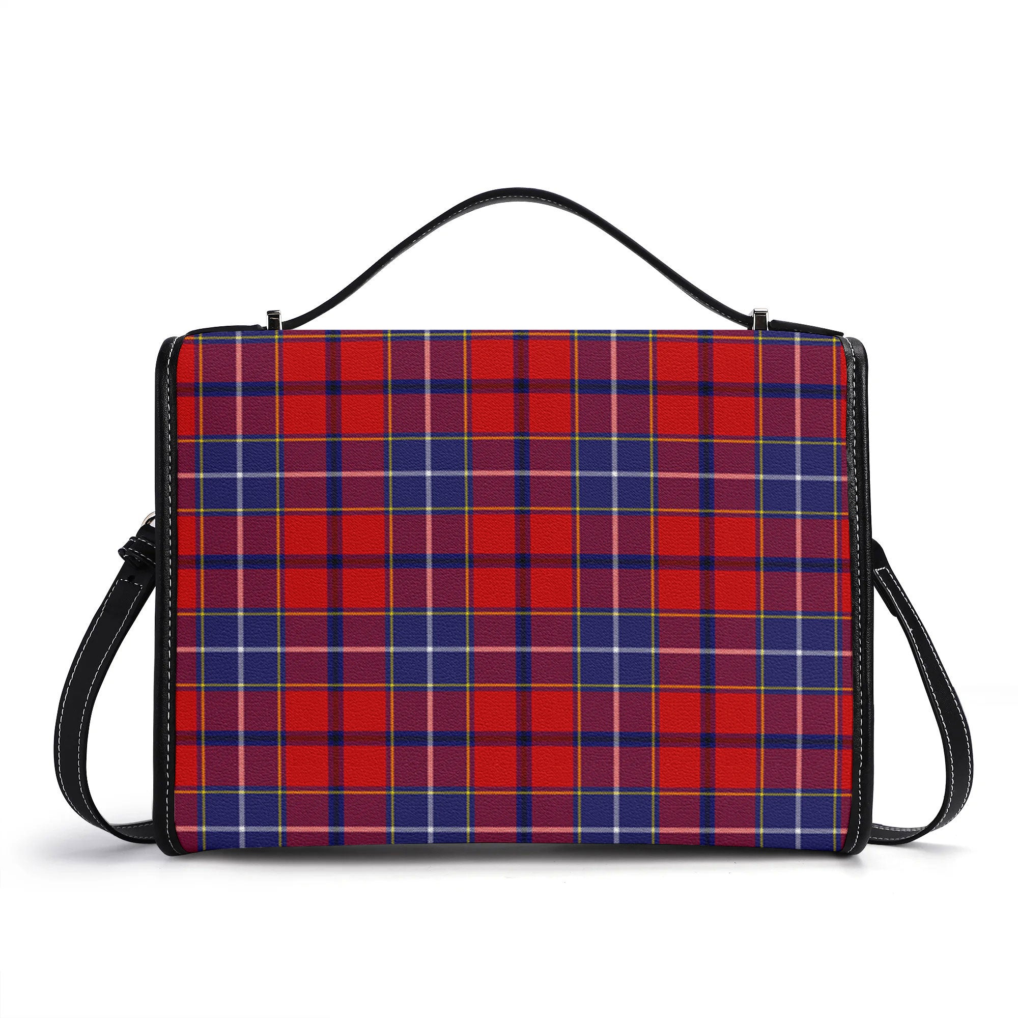 Wishart Dress Tartan Crest Satchel Bag