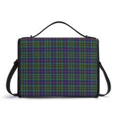Wood Tartan Crest Satchel Bag
