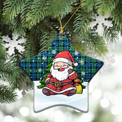 Campbell Ancient 01 Tartan Christmas Ceramic Ornament - Scottish Santa Style