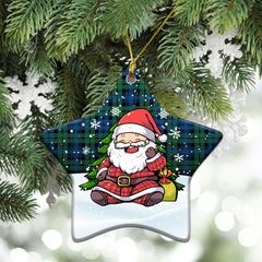 Campbell Ancient 02 Tartan Christmas Ceramic Ornament - Scottish Santa Style