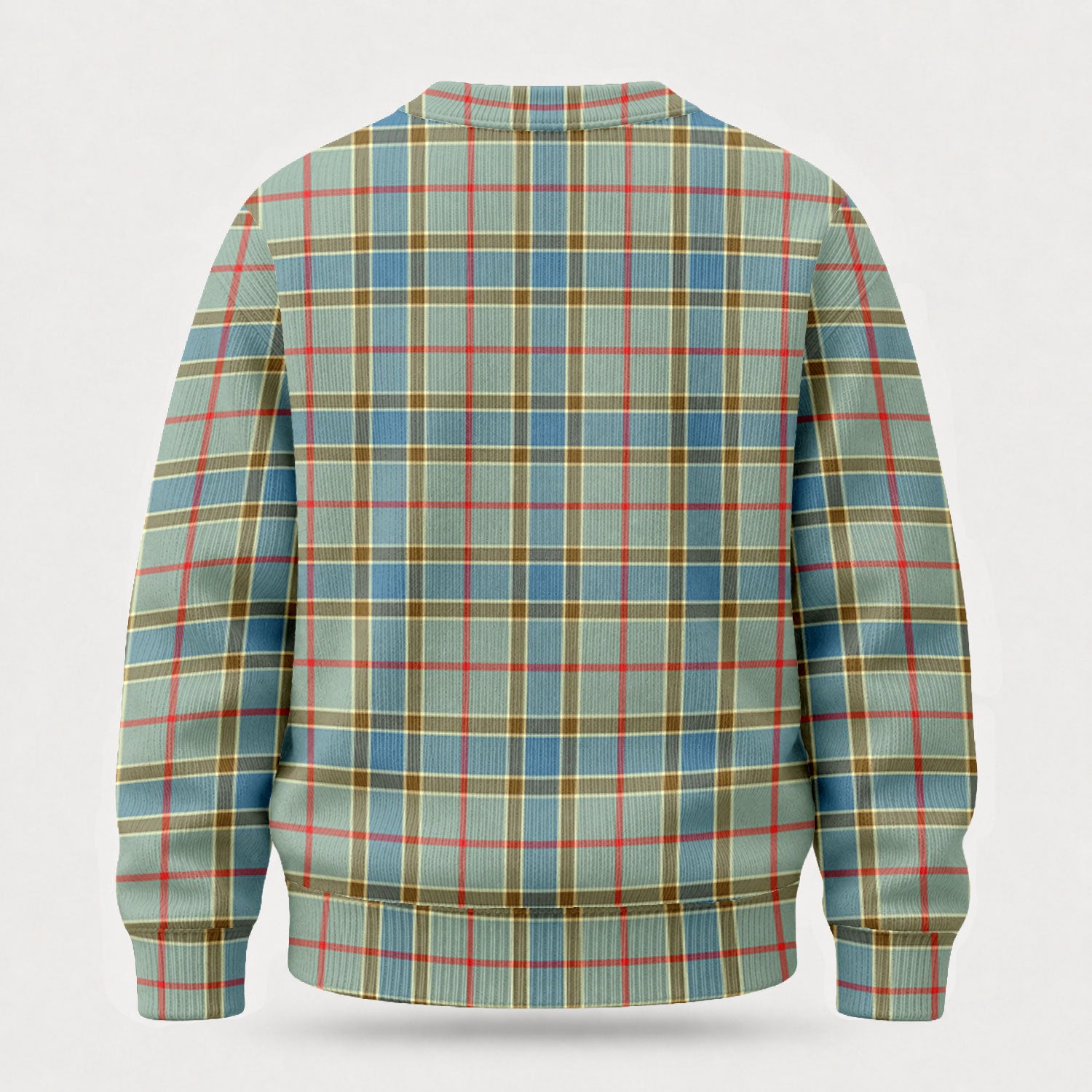 Balfour Blue Tartan Crest Sweater