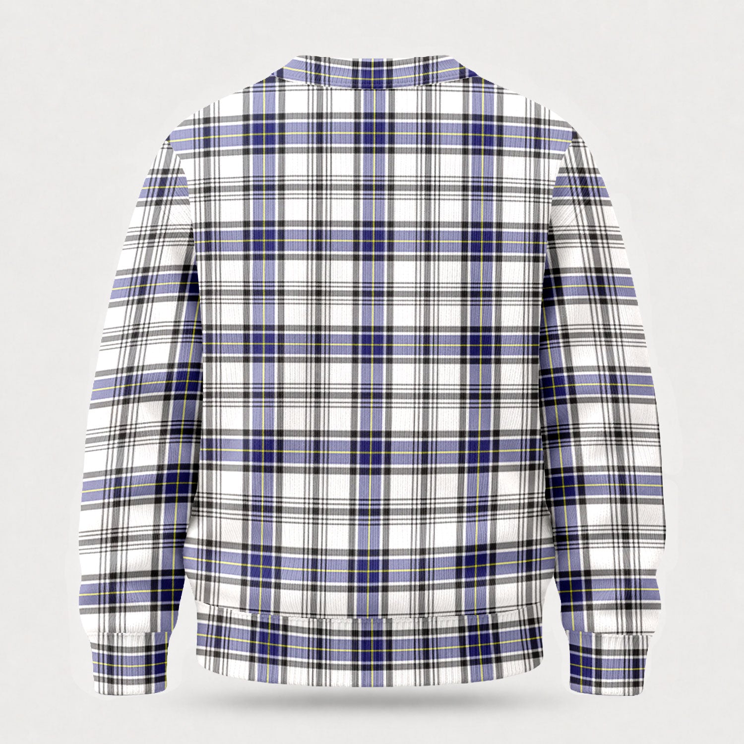 Hannay Modern Tartan Crest Sweater
