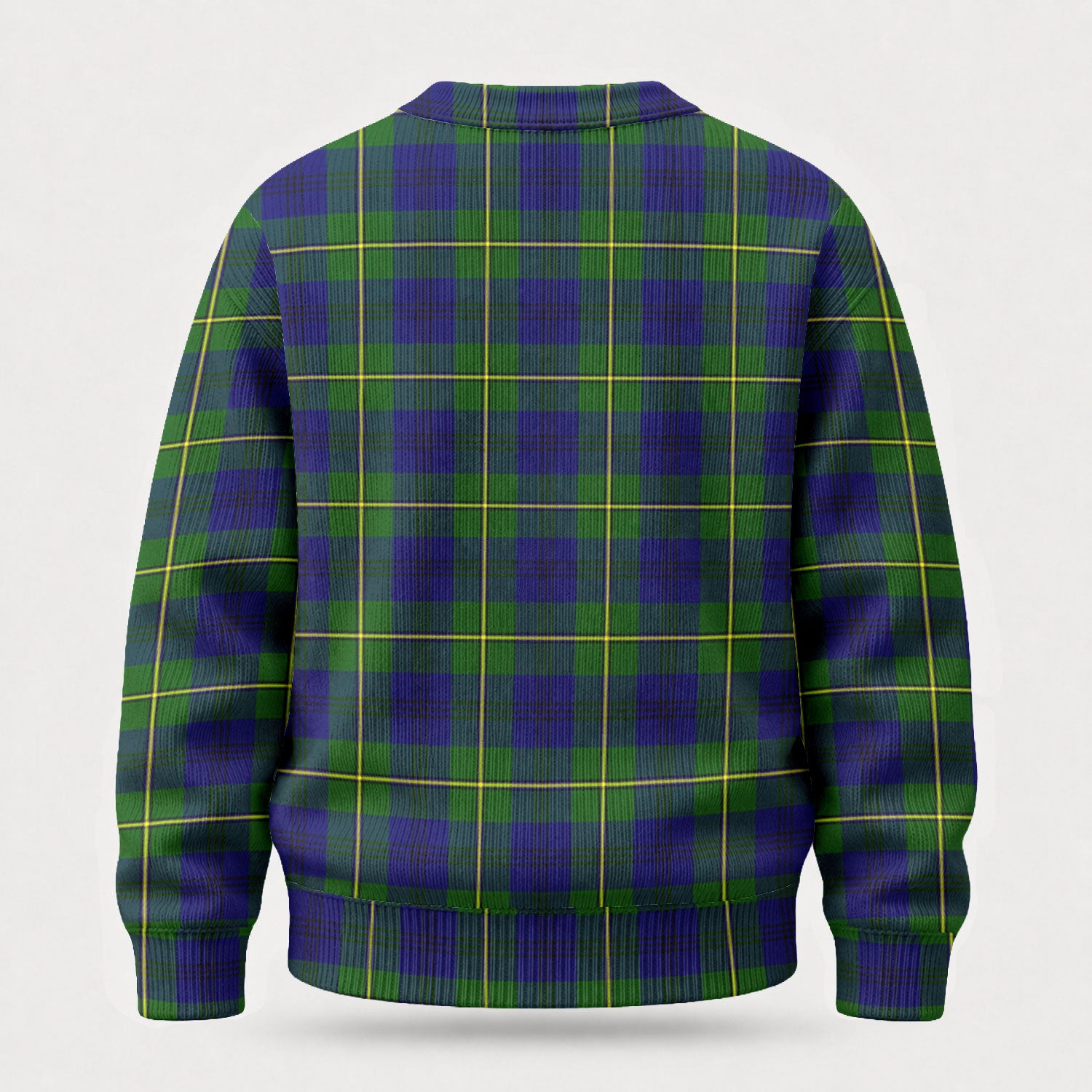 Johnstone Modern Tartan Crest Sweater