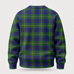 Johnstone Modern Tartan Crest Sweater