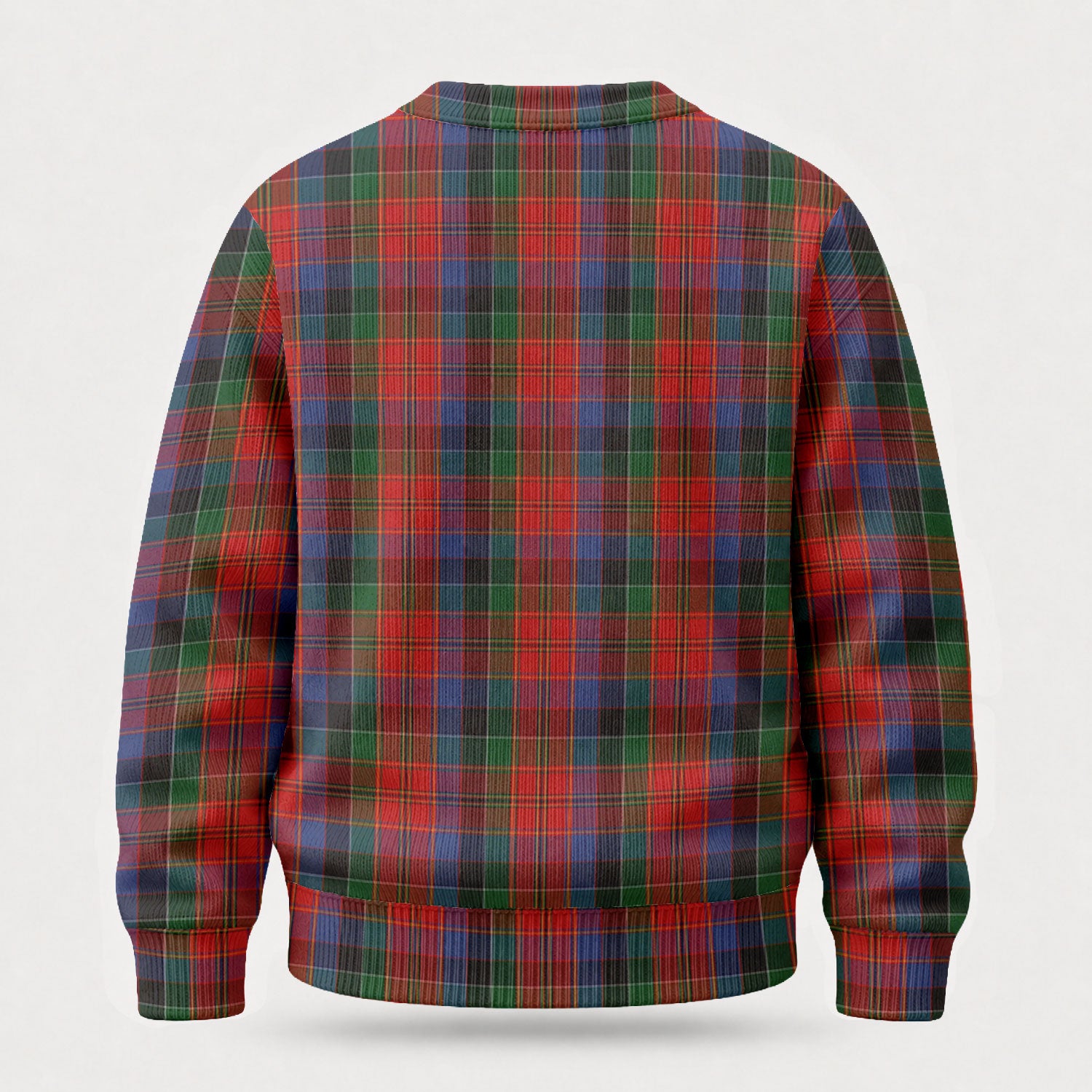 Leith Tartan Crest Sweater