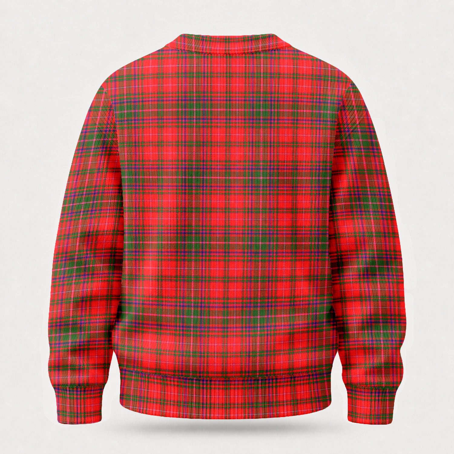MacDougall Modern Tartan Crest Sweater