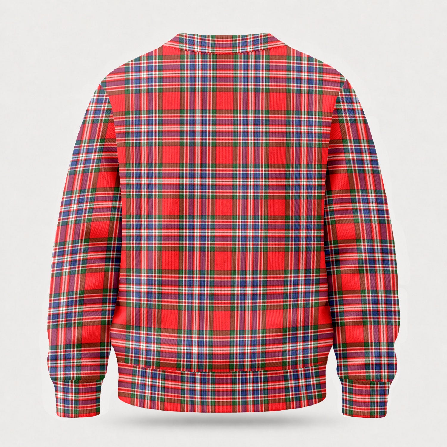 MacFarlane Modern Tartan Crest Sweater