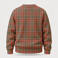 MacIntosh Hunting Weathered Tartan Crest Sweater