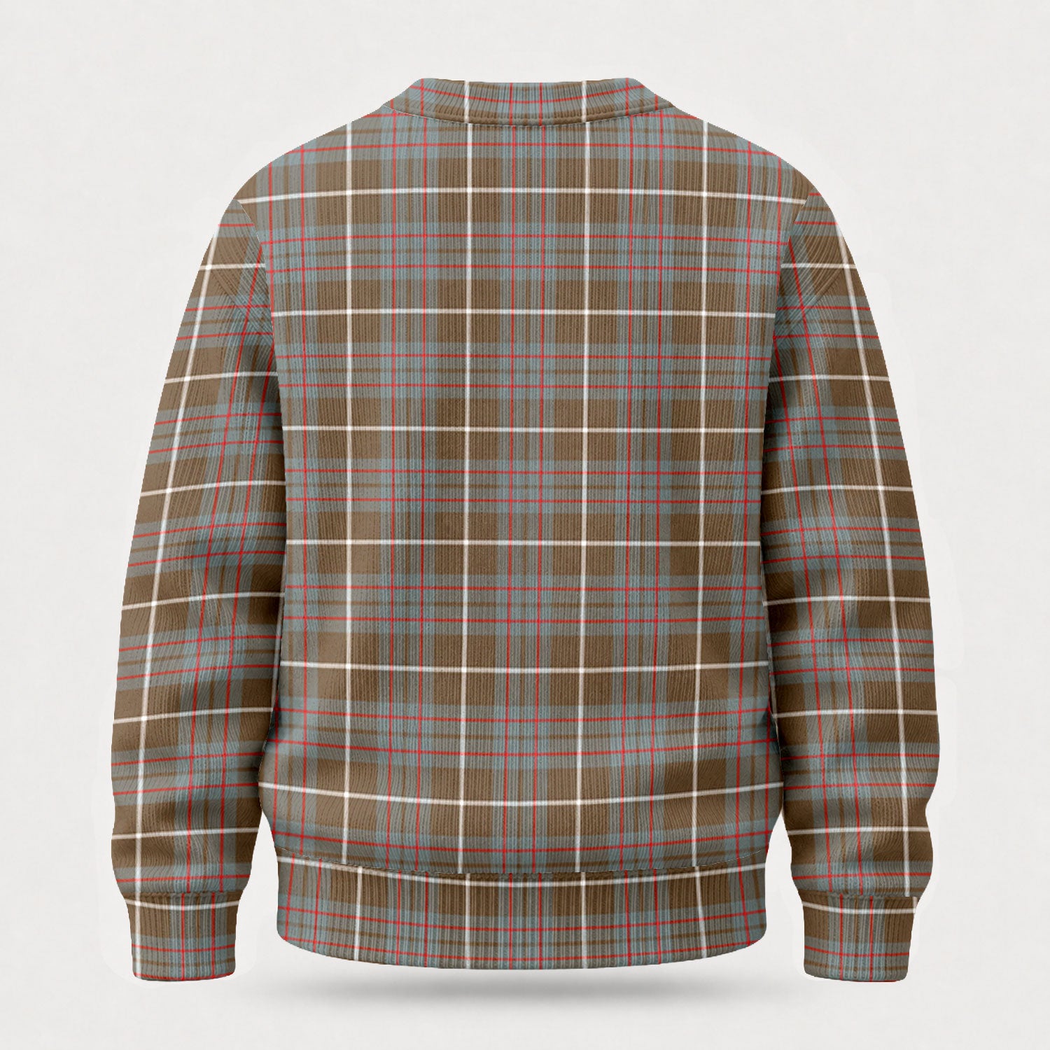 MacIntyre Hunting Weathered Tartan Crest Sweater