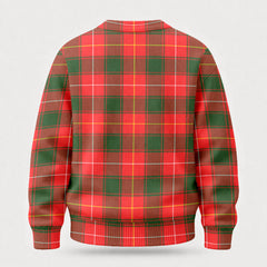MacPhee Modern Tartan Crest Sweater