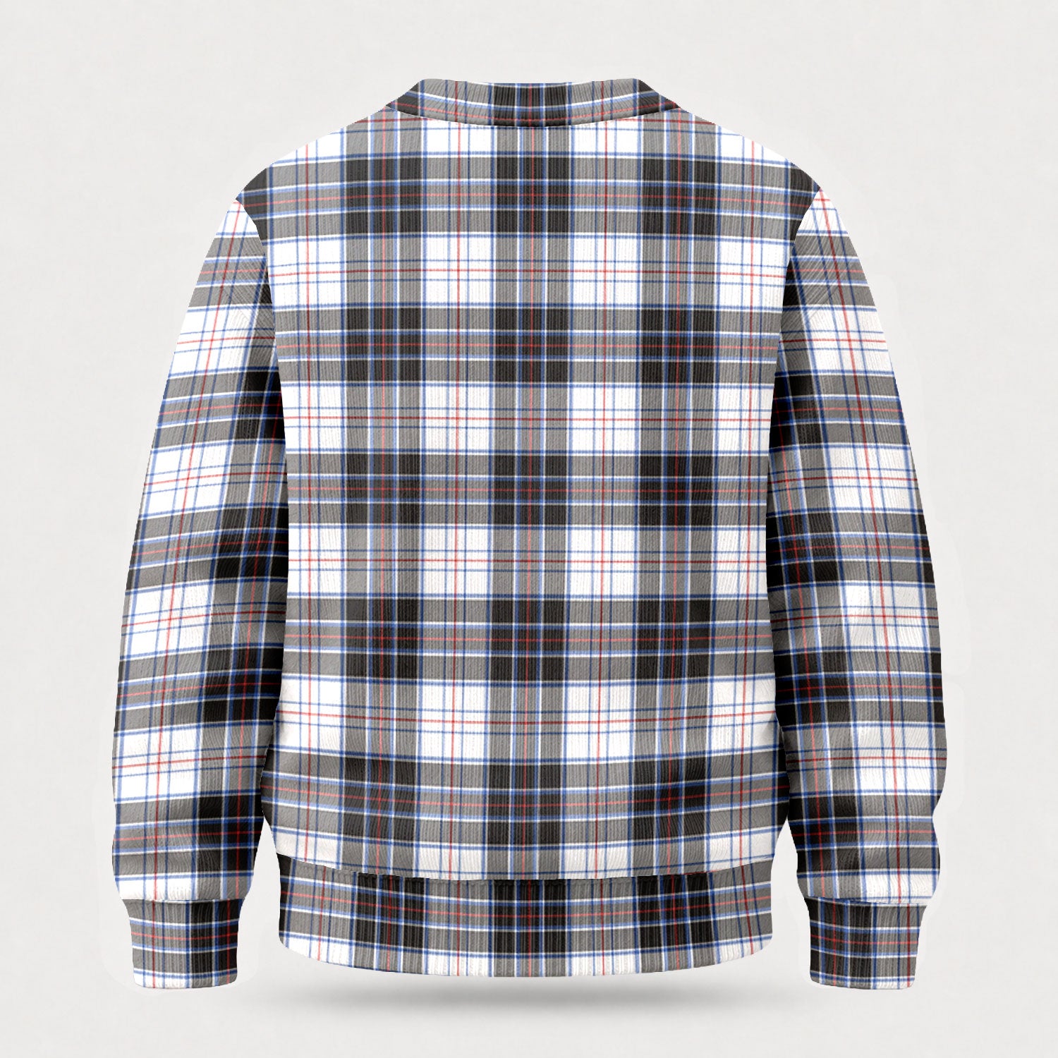 MacRae Dress Modern Tartan Crest Sweater