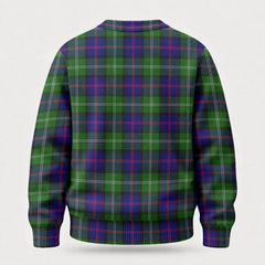 MacThomas Modern Tartan Crest Sweater