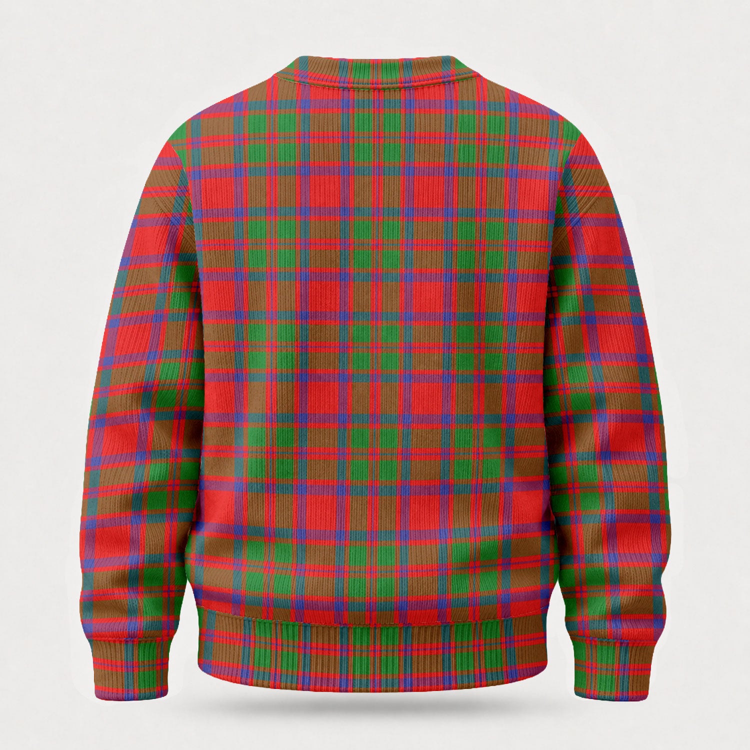McIntosh Modern Tartan Crest Sweater