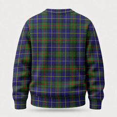 McLeod of Harris Modern Tartan Crest Sweater