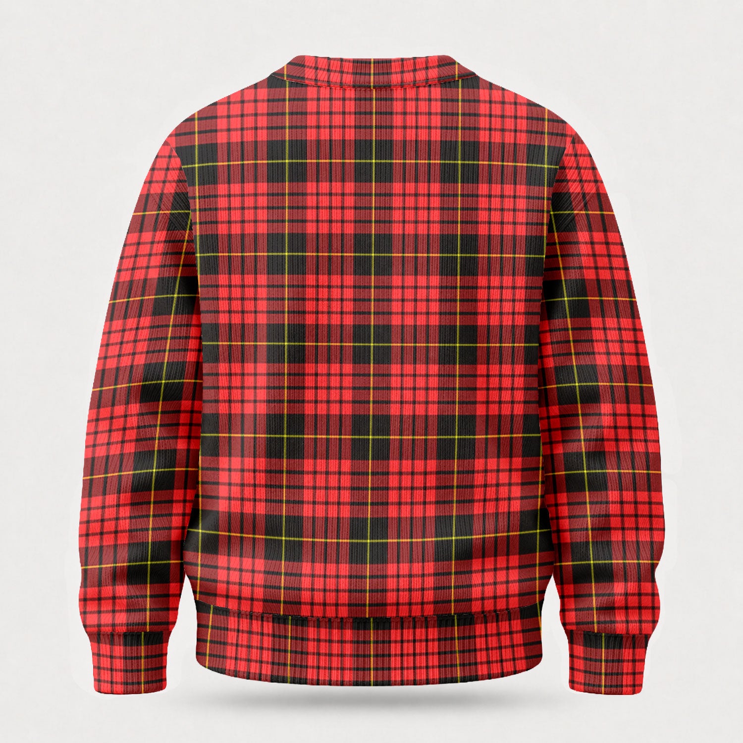 McQueen Modern Tartan Crest Sweater