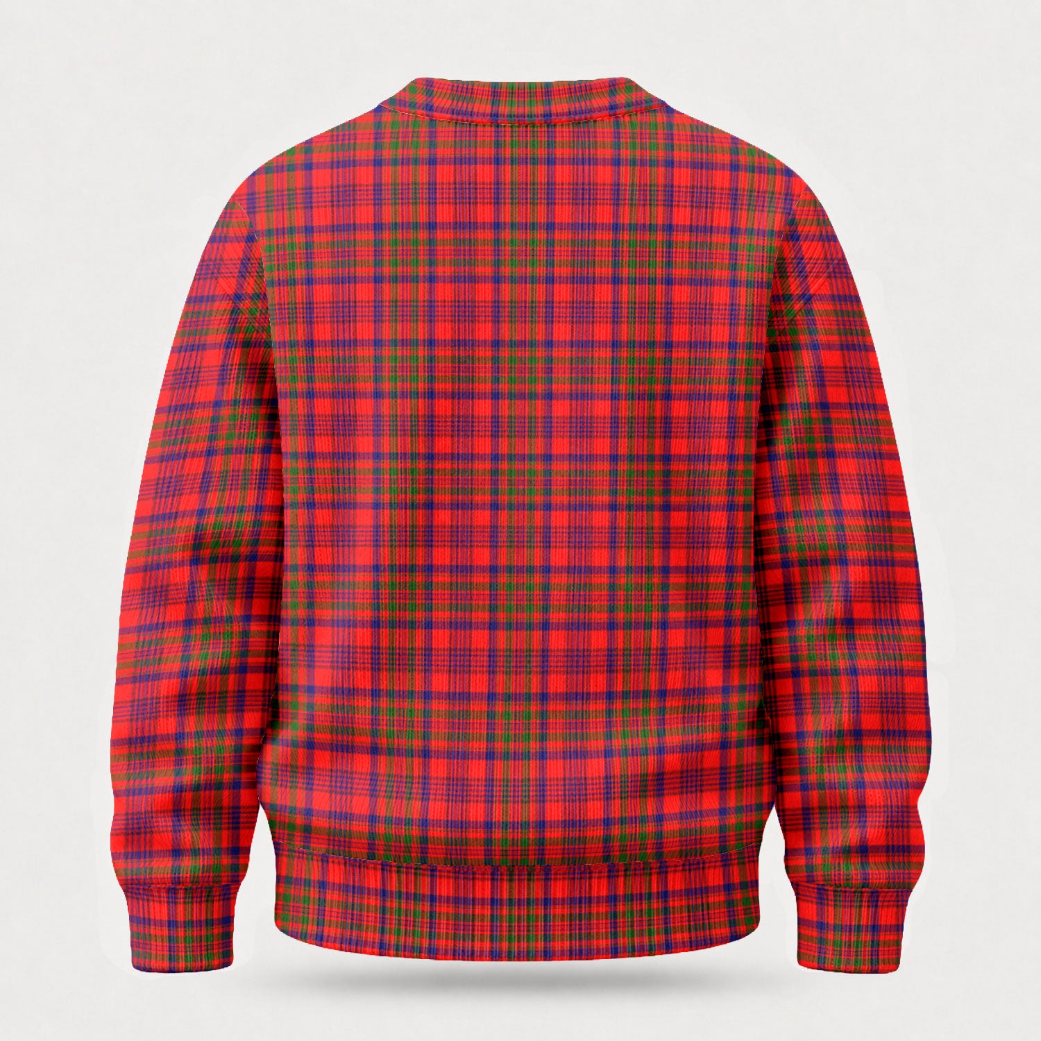 Murray of Tulloch Modern Tartan Crest Sweater