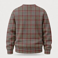 Nicolson Hunting Weathered Tartan Crest Sweater