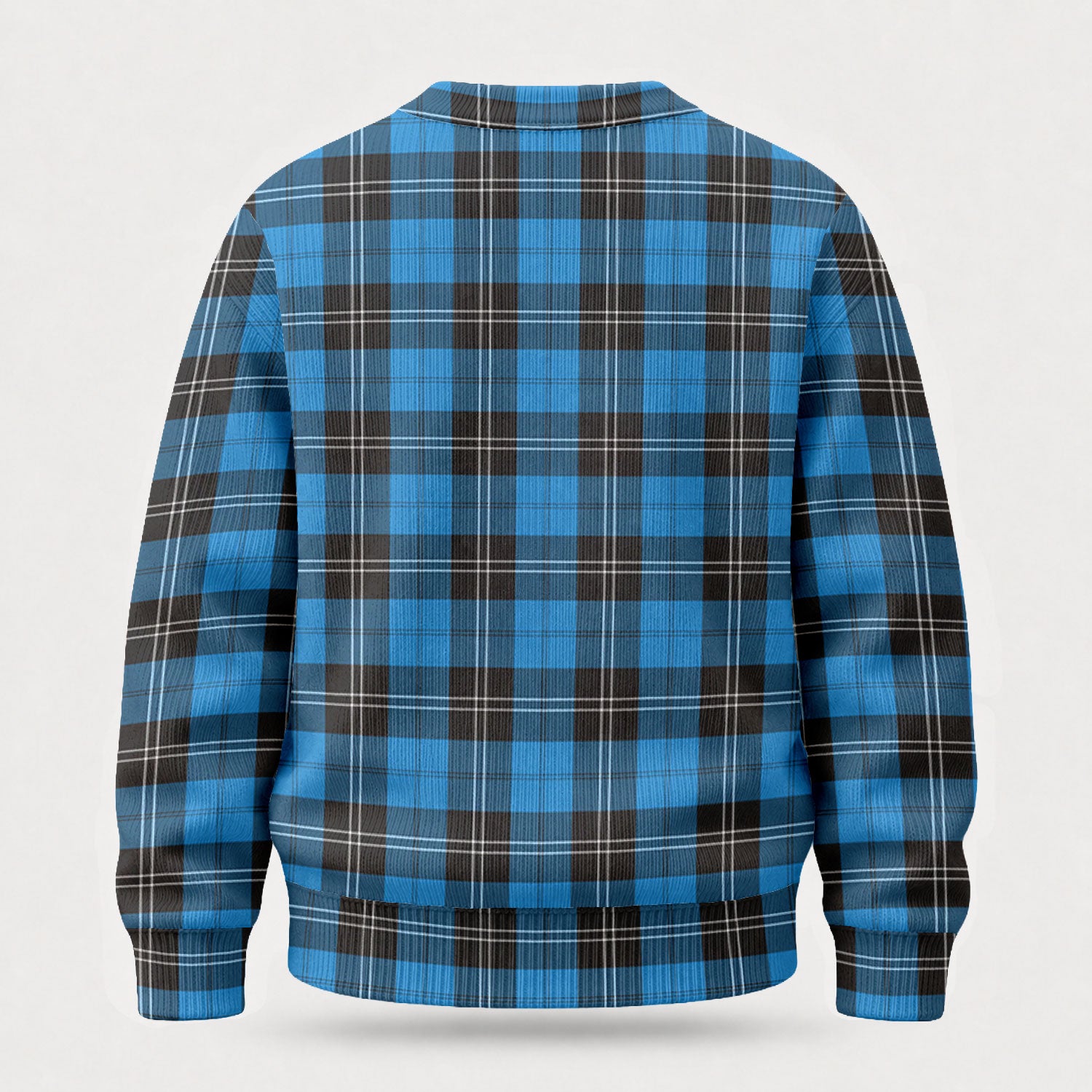 Ramsay Blue Ancient Tartan Crest Sweater