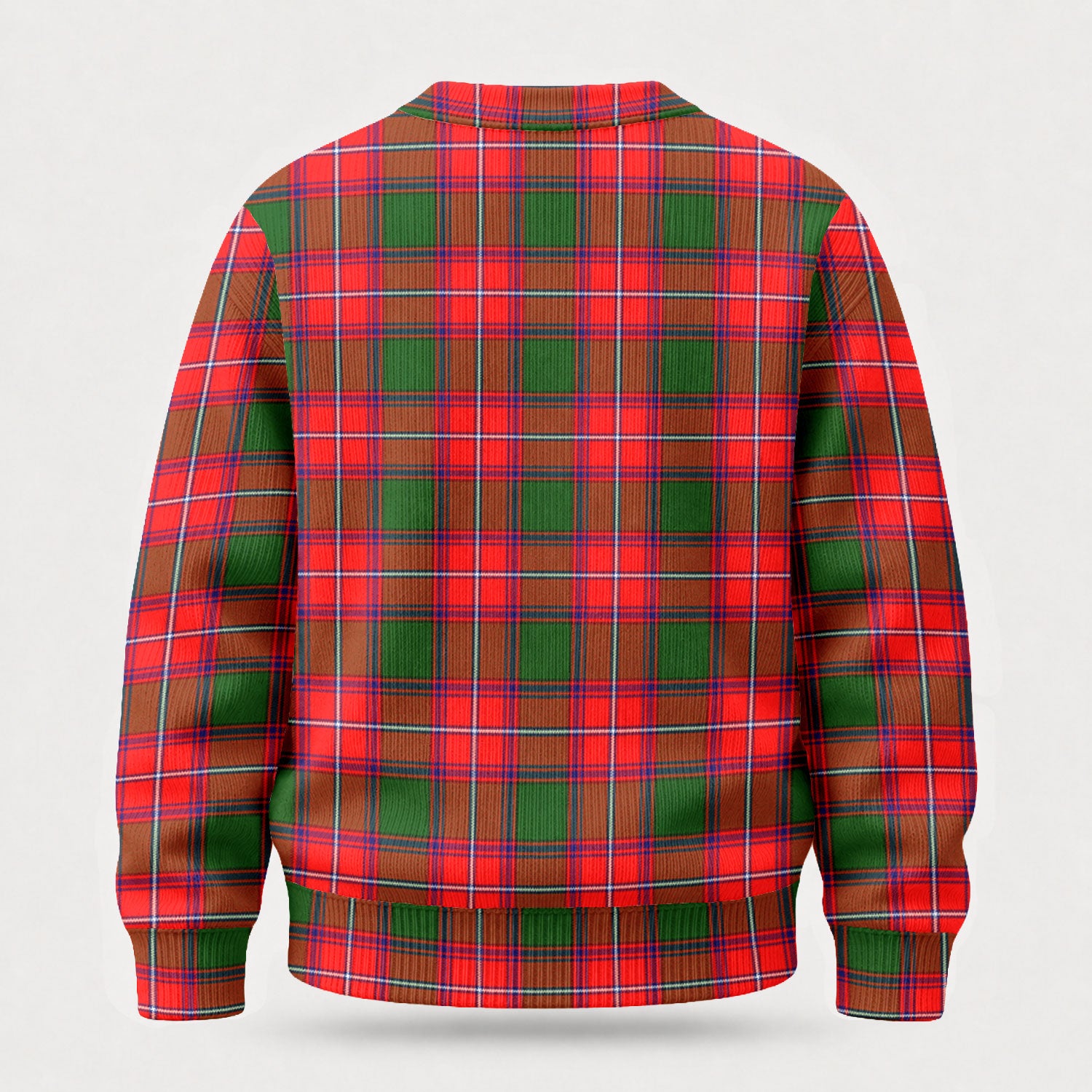 Rattray Modern Tartan Crest Sweater
