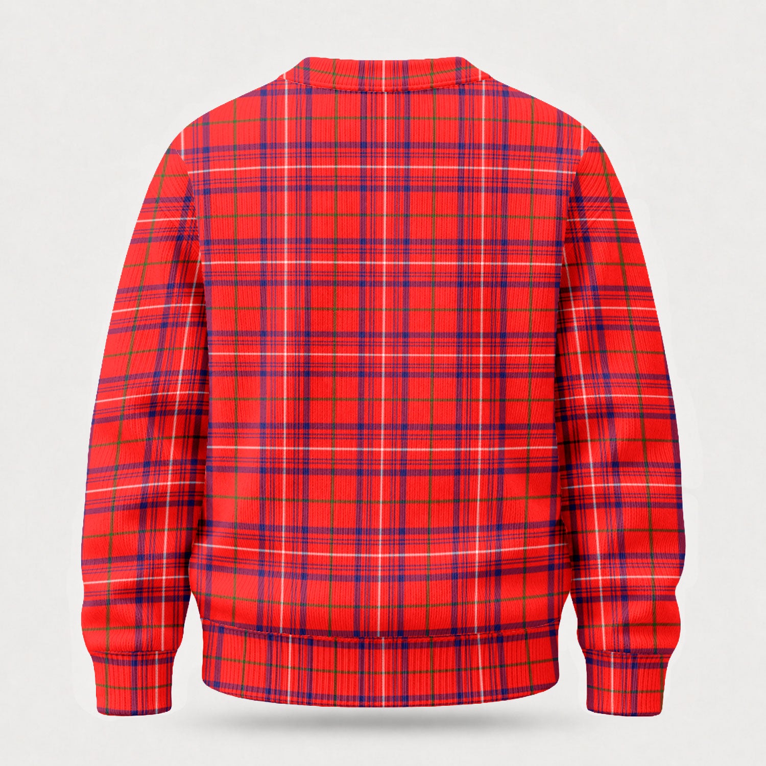 Rose Modern Tartan Crest Sweater