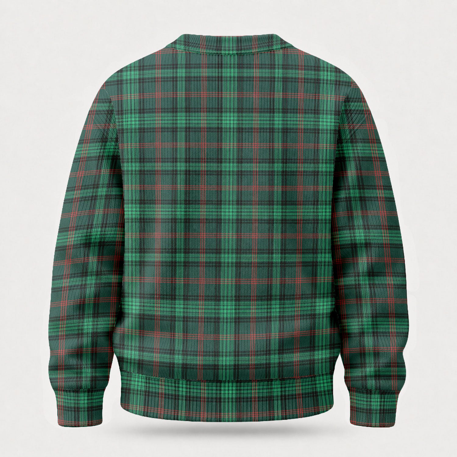 Ross Hunting Modern Tartan Crest Sweater