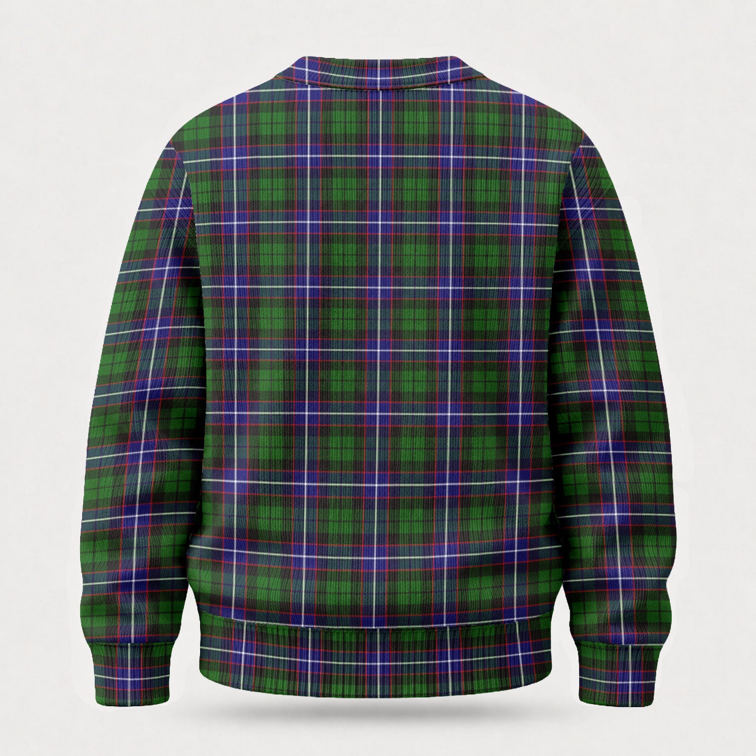 Russell Modern Tartan Crest Sweater