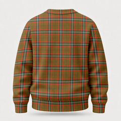 Seton Hunting Modern Tartan Crest Sweater
