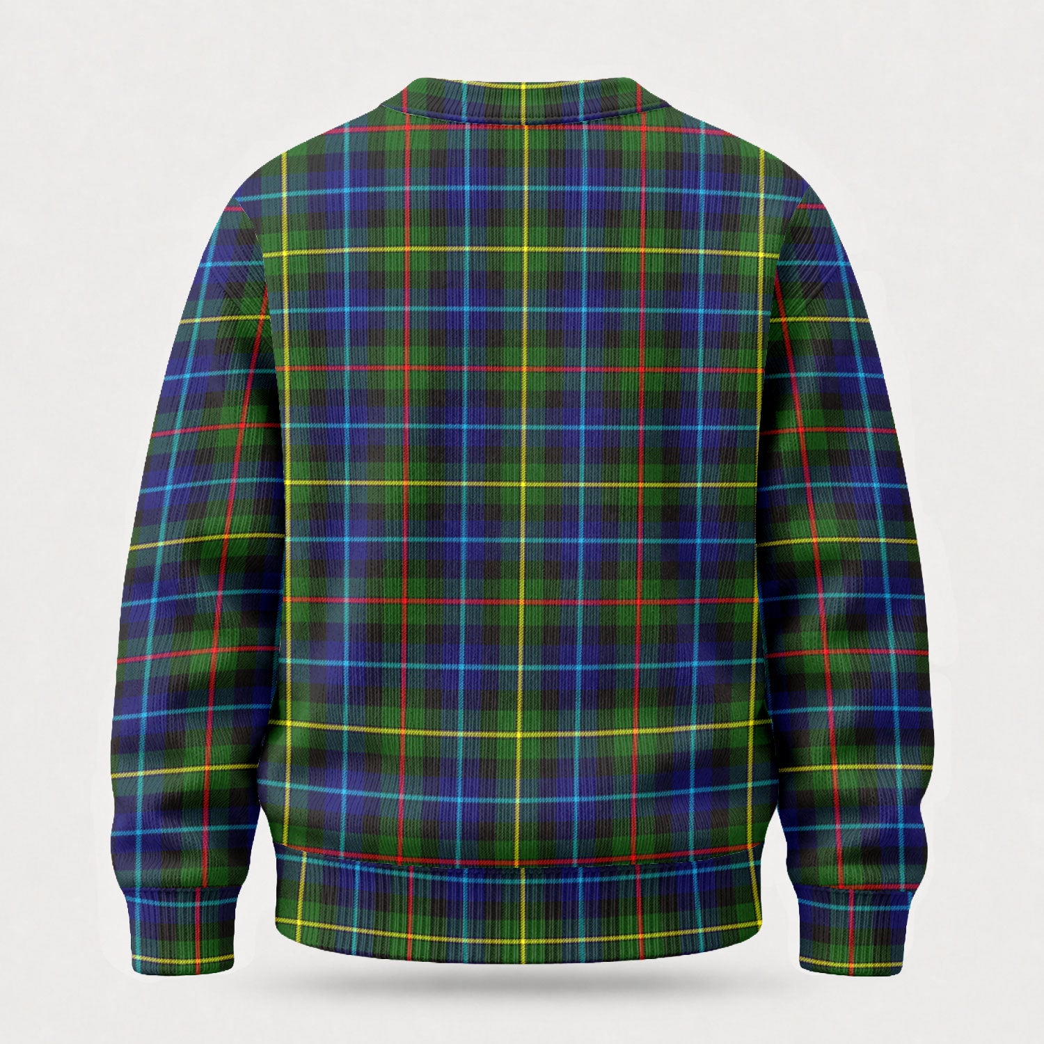Smith Modern Tartan Crest Sweater
