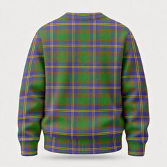 Strang (or Strange) Tartan Crest Sweater