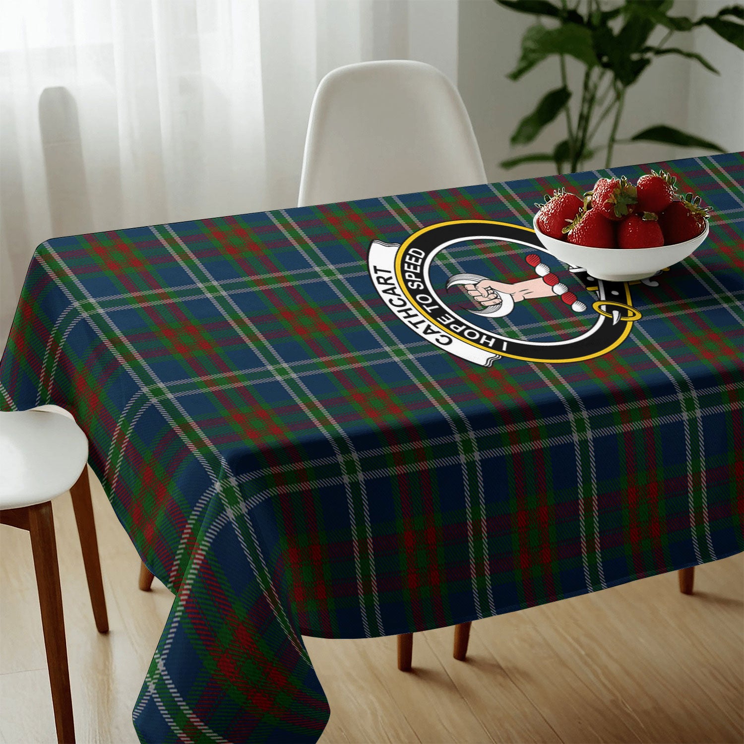 Cathcart Tartan Crest Tablecloth