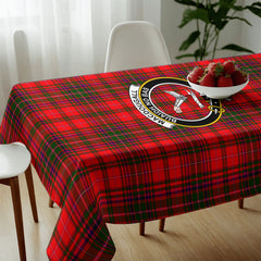 MacDougall Modern Tartan Crest Tablecloth