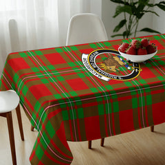 MacGregor Modern Tartan Crest Tablecloth