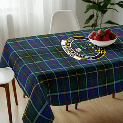 MacInnes Modern Tartan Crest Tablecloth