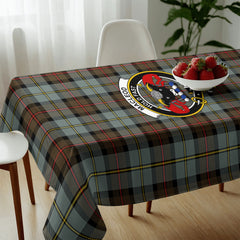 MacLeod of Harris Weathered Tartan Crest Tablecloth