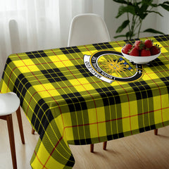 MacLeod of Lewis Modern Tartan Crest Tablecloth