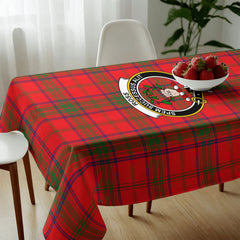 Ross Modern Tartan Crest Tablecloth