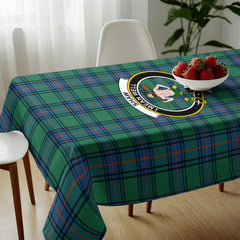 Shaw (of Sauchie) Ancient Tartan Crest Tablecloth