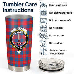 Blane Tartan Crest Tumbler