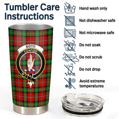 Boyd Modern Tartan Crest Tumbler