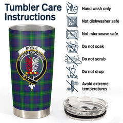 Boyle Tartan Crest Tumbler